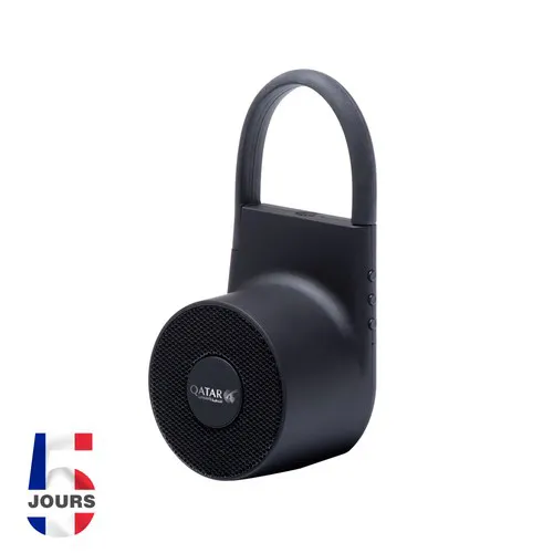 Enceinte extérieure sans fil noir STOCK FR