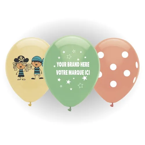Ballons Publicitaires Personnalisés 28 cm - Latex Biodégradable