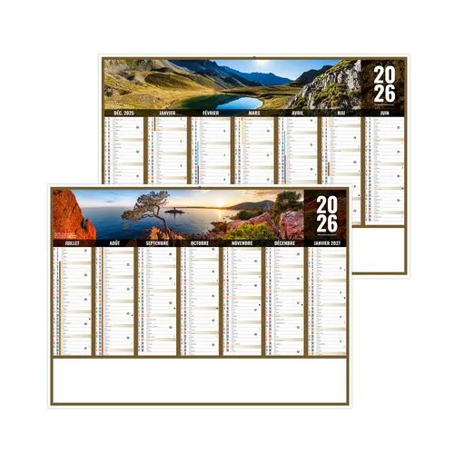 LIBERTE PACA 2026 - MIDI 430 x 335 mm - LEGER 400G - SANS MARQUAGE - 1 TROU EN TETE