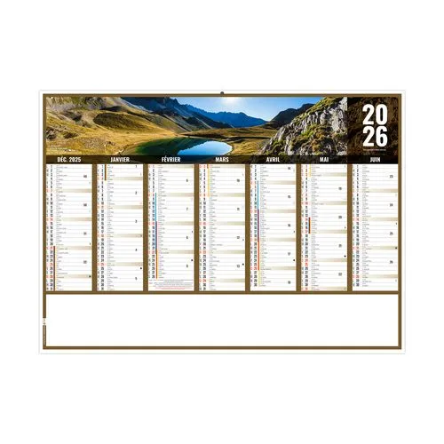 LIBERTE PACA 2026 - MIDI 430 x 335 mm - LEGER 400G - SANS MARQUAGE - 1 TROU EN TETE