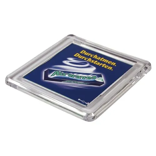 Ramasse-monnaie personnalisable transparent - Communication point de vente