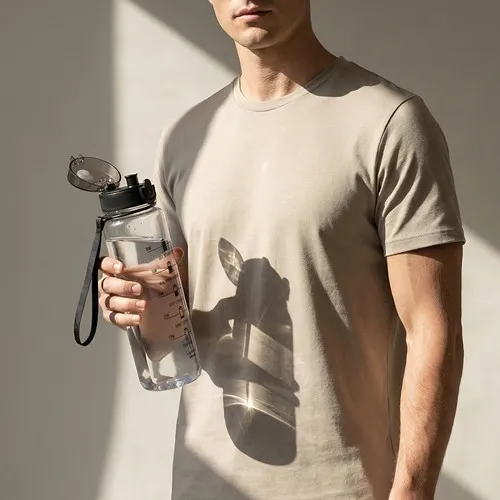 Bouteille Publicitaire 1L PETG - Personnalisable par Sérigraphie