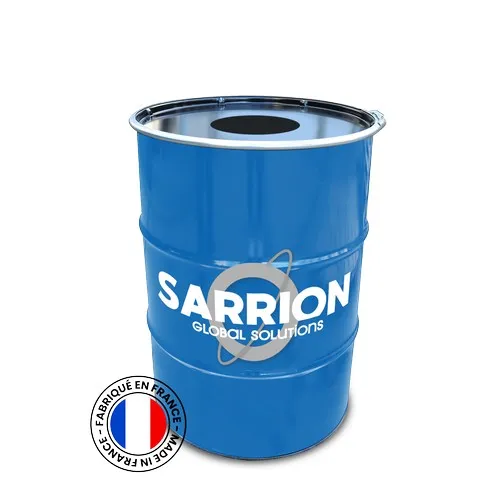 Poubelle Baril 200L Personnalisable - Acier Recyclé Fabrication Française