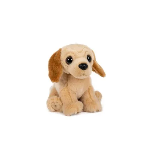 Peluche Labrador Assis 20 cm Personnalisable par Sérigraphie
