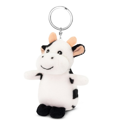 Porte-clés Vache en Peluche Personnalisable | Cowie