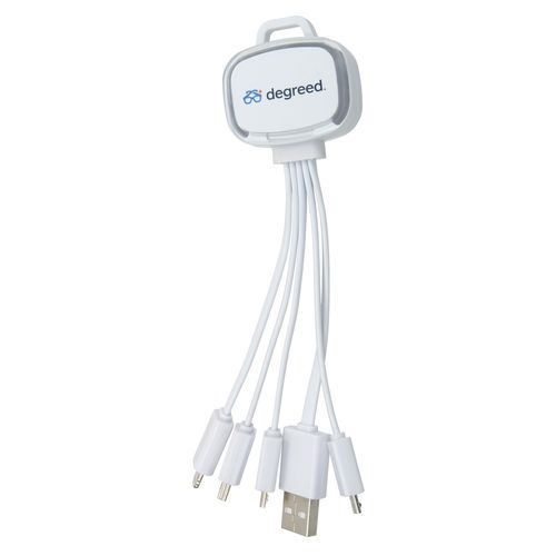 Câble USB 4 en 1 Personnalisable - Cadeau d'Entreprise Universel