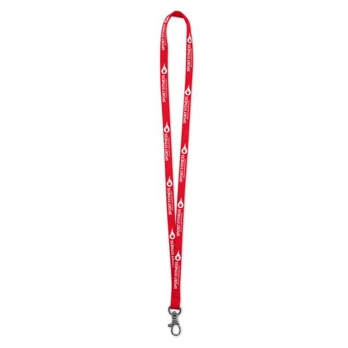 Lanyard Polyester Tube Personnalisé - Impression 1 Couleur
