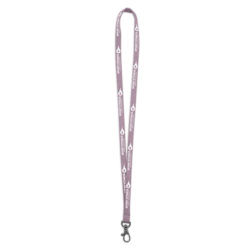 Lanyard Polyester Tube Personnalisé - Impression 1 Couleur
