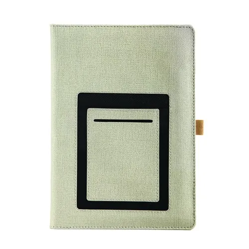 Carnet A5 Couverture Rigide avec Support Téléphone Personnalisable