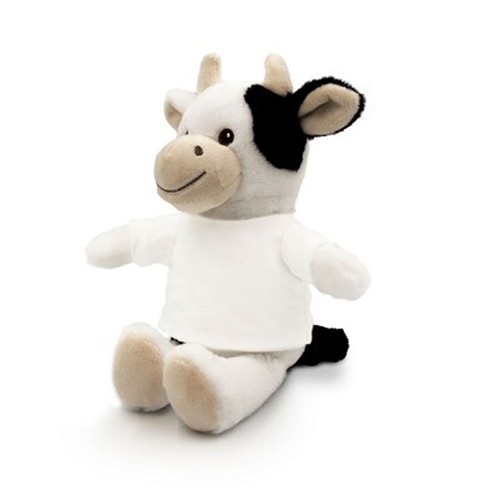 Vache en Peluche RPET Personnalisable avec T-shirt | Mootsy