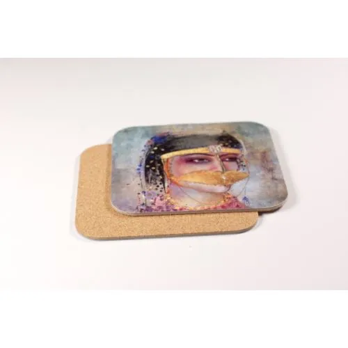 Sous-verres personnalisés à fond liège - Support publicitaire premium