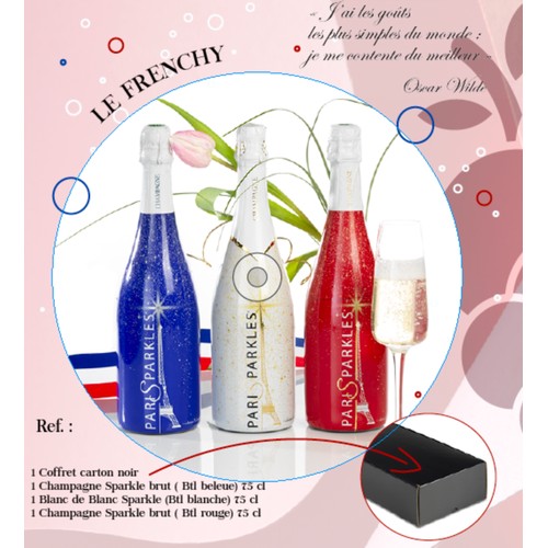 Coffret Cadeau Vin & Rafraîchisseur - Personnalisable par Sérigraphie