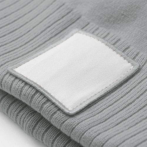 Bonnet Personnalisable Bicolore Gris Cendré et Blanc