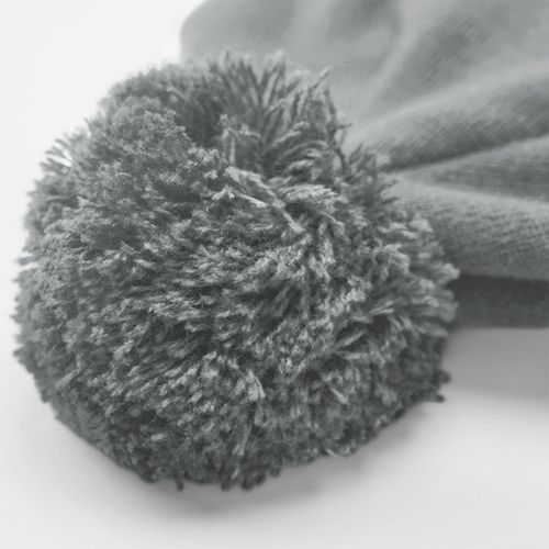 Bonnet Personnalisable Bicolore Gris Cendré et Blanc