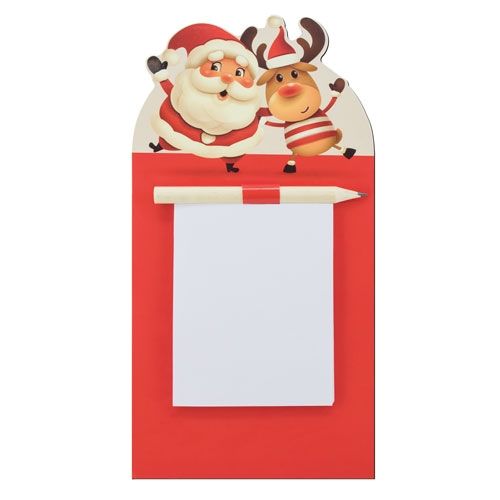 Carnet Magnétique de Noël avec Crayon - 40 Feuilles Personnalisables