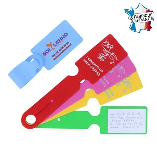 Etiquette bagage ronde