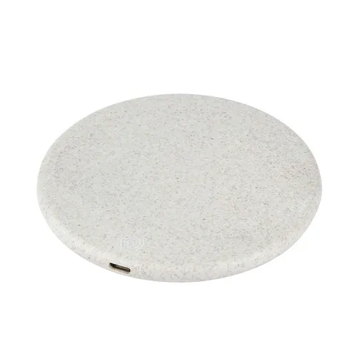 Chargeur Sans Fil Écologique 10W Personnalisable - Fibres de Blé