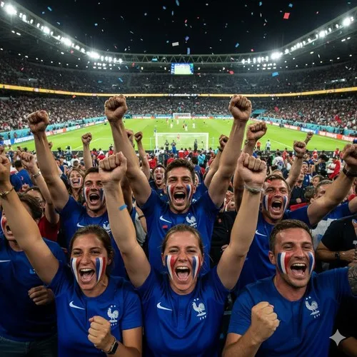 Stick Maquillage Tricolore Bleu Blanc Rouge Personnalisable