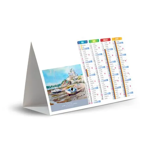 CHEVALET DE COMPTOIR - MOUILLAGE 2026 - QUADRI