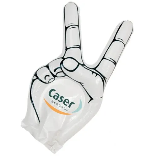 Main Gonflable Victoire Personnalisable - Animation Événementielle