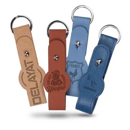 PORTE-CLÉS PVC SOUPLE 2D FOND PLAT