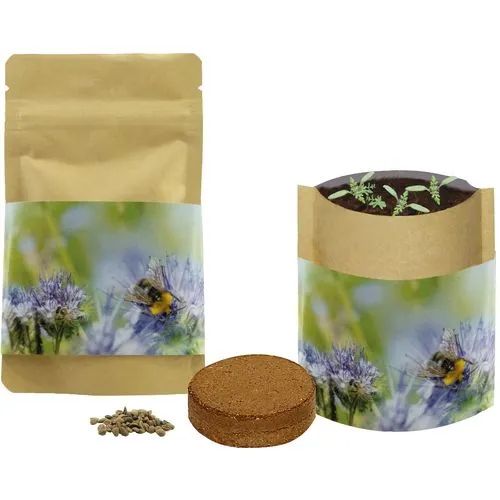 Pochon Graines Publicitaire Personnalisé - Thème Abeille