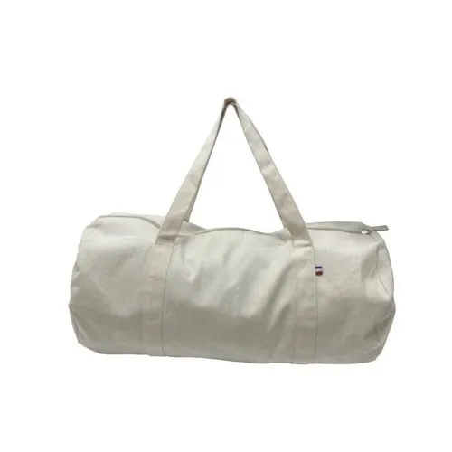Sac de sport français TOM BIO - Ecru