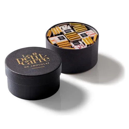 Coffret Harmonie 40 Carrés de Chocolat Personnalisables