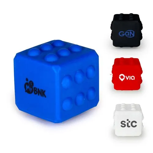 Cube Anti-Stress Pop It Personnalisable - 6 Faces
