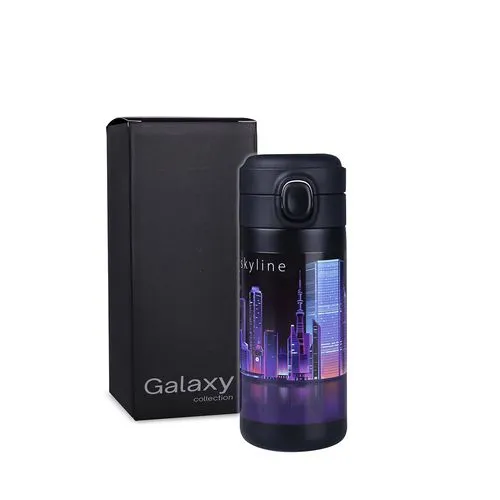 Mug Isotherme Noir Premium 1 Clic - Personnalisable 360°