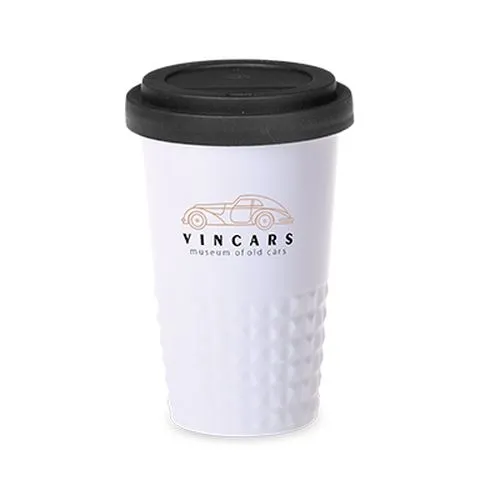 Mug Isotherme Noir Premium 1 Clic - Personnalisable 360°