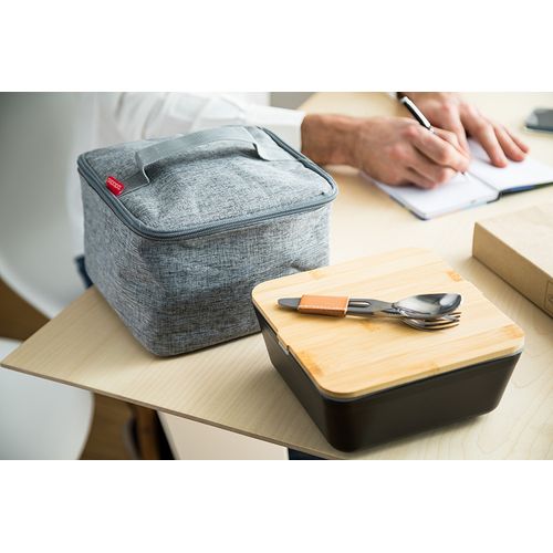 Boîte Déjeuner Bambou 1,75L - Personnalisable par Sérigraphie