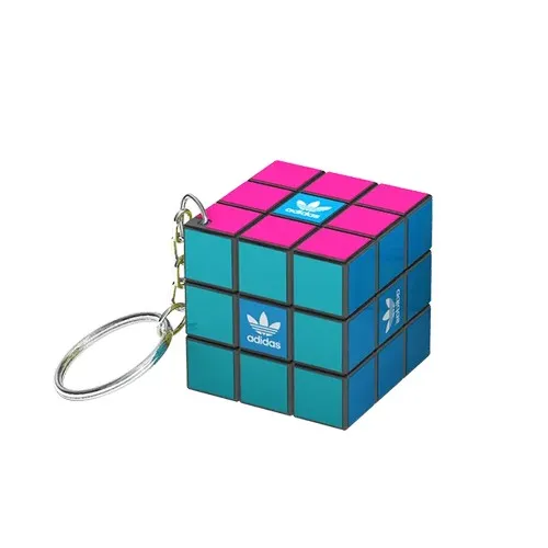 Porte-clés Cube Casse-Tête 3x3 Personnalisable - 34mm