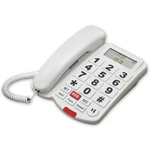 TÉLÉPHONE AVEC ÉCRAN, GRANDES TOUCHES + TOUCHE SOS