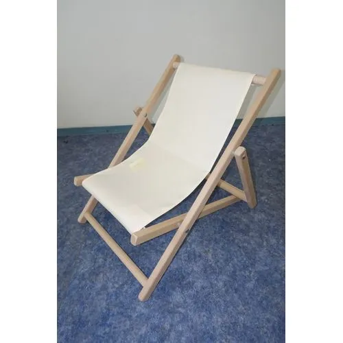 Chaise longue à accoudoirs et coussin