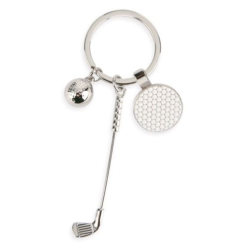 Porte-clés Golf en Métal Personnalisable - Cadeau d'Entreprise