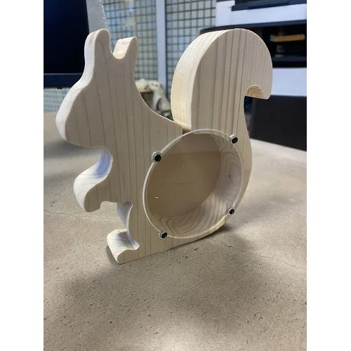 Tableau bois personnalisé 20x20 cm - Fabrication française éco-responsable