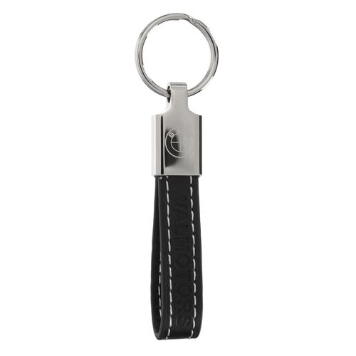 Porte-clés Premium Similicuir et Zamac - Gravure Laser Personnalisée