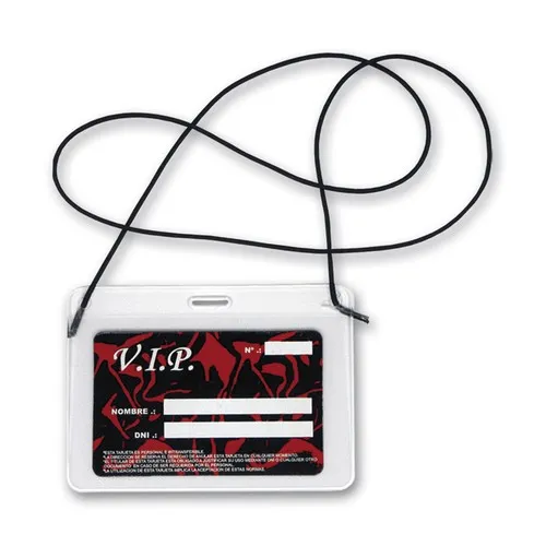 Porte-badge personnalisé par sérigraphie - Communication professionnelle