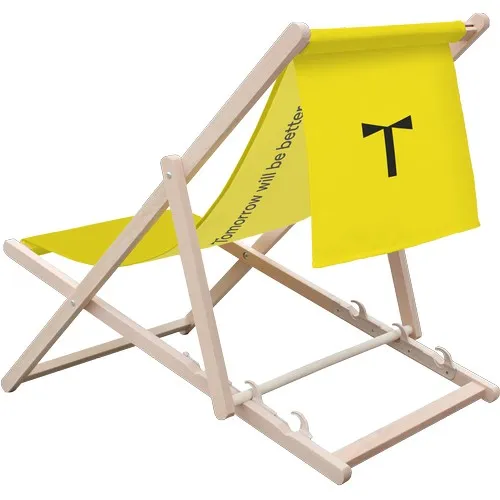 Transat Personnalisé Toile rPET - Sublimation Quadri - Made in EU