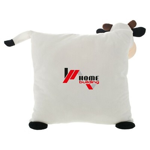 Oreiller Peluche Vache Personnalisable Mila - 30 cm
