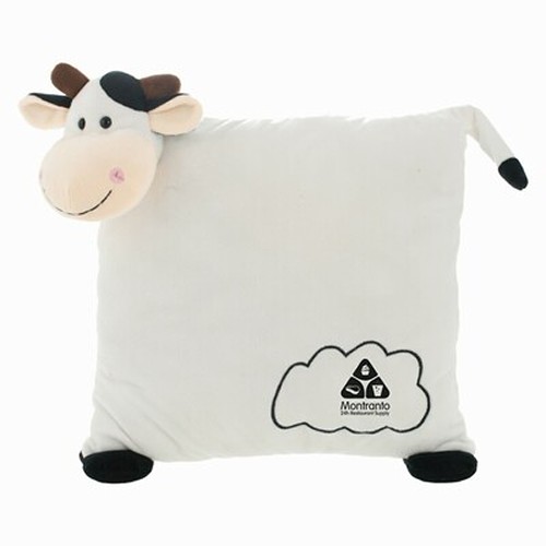 Oreiller Peluche Vache Personnalisable Mila - 30 cm