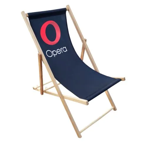 Chilienne Personnalisable en Bois de Hêtre - Transat Publicitaire