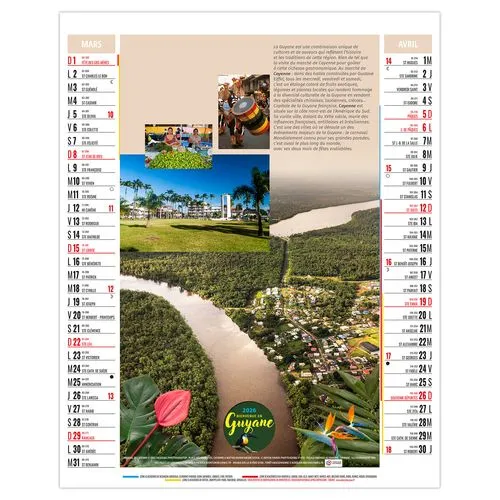 LEA 2026 - 6 FEUILLETS - BLOC SEUL SANS MARQUAGE