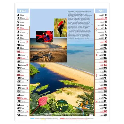 LEA 2026 - 6 FEUILLETS - BLOC SEUL SANS MARQUAGE