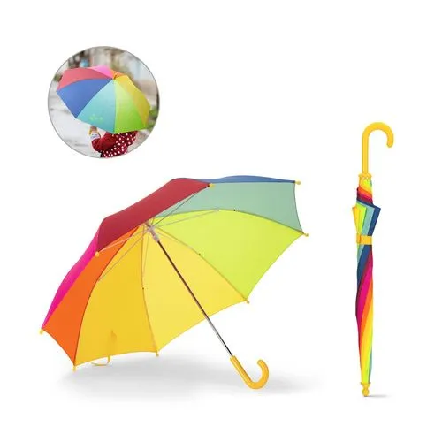 Parapluie Enfant 19" Coloré Personnalisable - Résistant au Vent