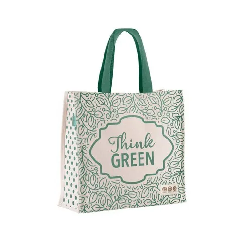 Sac Shopping Jute Renforcé Rose - Personnalisable par Sérigraphie