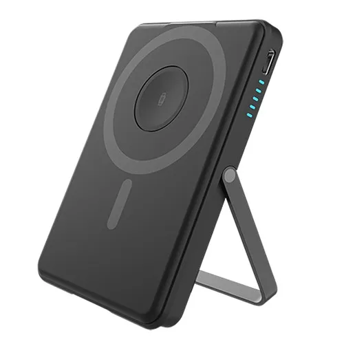 Powerbank MagSafe 5000 mAh Recyclé avec Support - Personnalisable