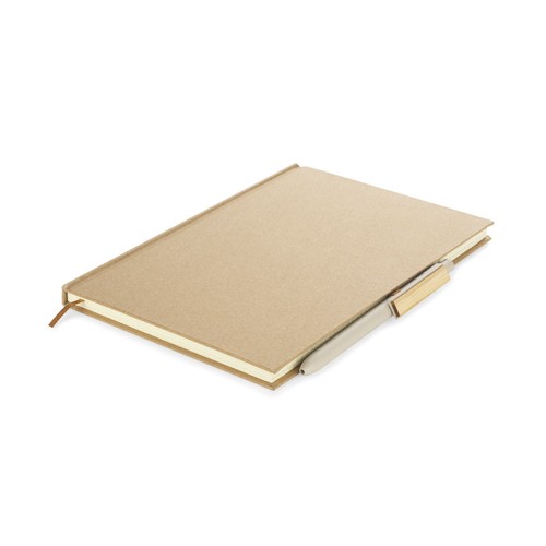 Carnet A5 Écologique avec Stylo Bambou - Coffret Personnalisable