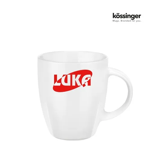 Mug Conique Blanc en Porcelaine - Design Épuré et Personnalisable